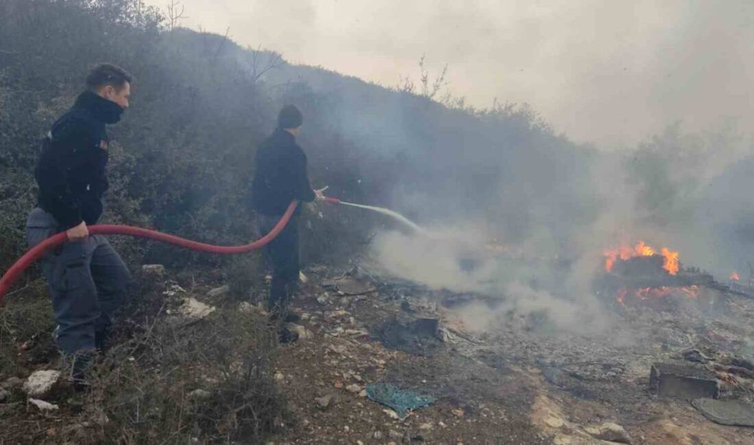 Bursa Orhangazi’de Barakada Çıkan Yangın Ormana Sıçramadan Kontrol Altına Alındı