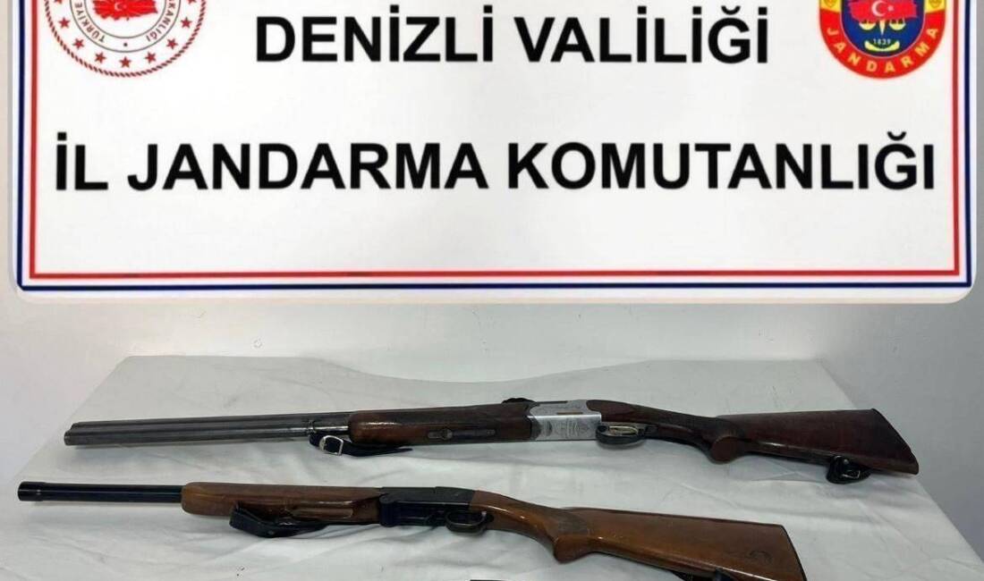 Denizli’nin Buldan ilçesinde, jandarma ekiplerinin düzenlediği operasyonda, silah kaçakçılığı yaptığı