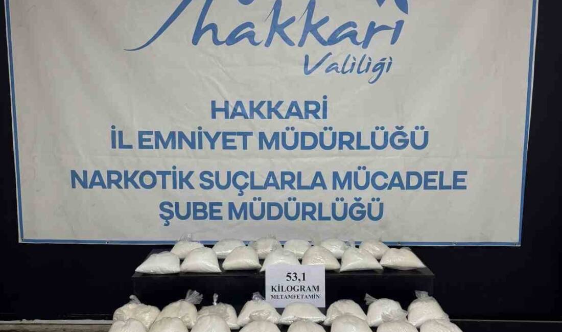 Hakkari İl Emniyet Müdürlüğü Narkotik Suçlarla Mücadele Şube Müdürlüğü ekipleri,