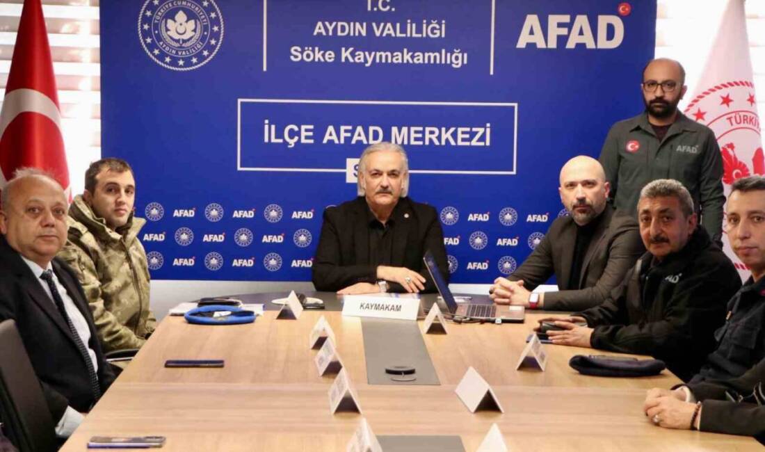 Aydın’ın Söke ilçesinde, olası afet ve acil durumlara hazırlıklı olunması