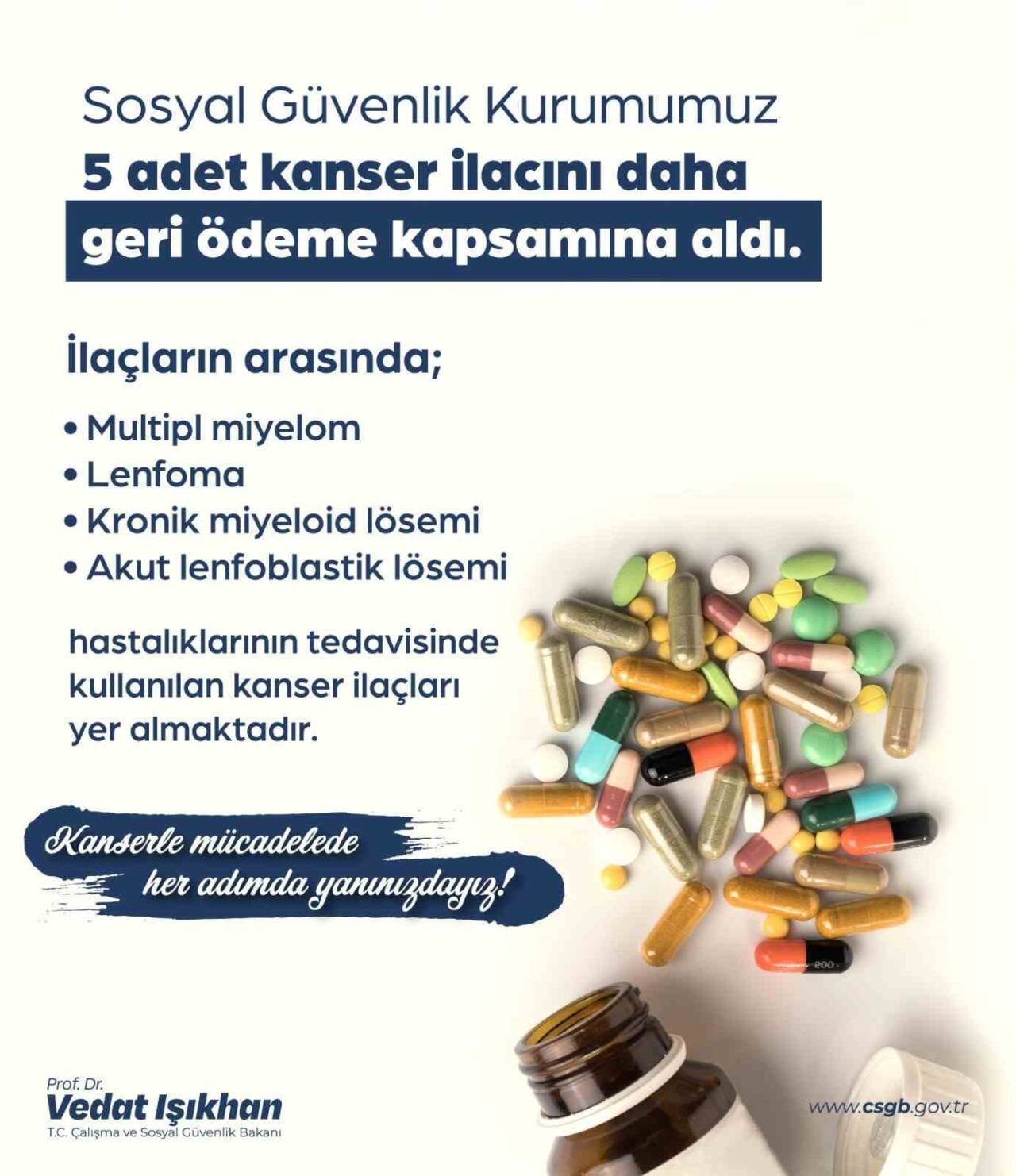 Çalışma ve Sosyal Güvenlik Bakanı Vedat Işıkhan, Sosyal Güvenlik Kurumunun