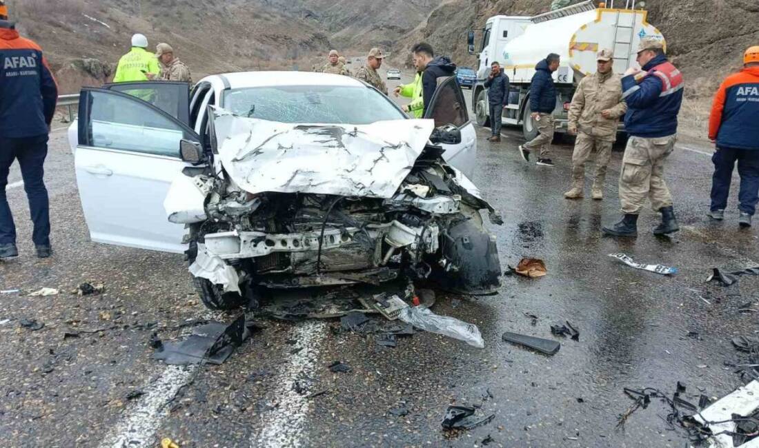 Ağrı'nın Eleşkirt ilçesinde meydana gelen trafik kazasında bir kadın hayatını
