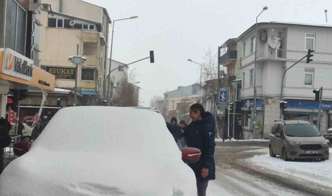 Ardahan'da etkili kar yağışı ve soğuk hava yaşamı olumsuz etkiliyor.