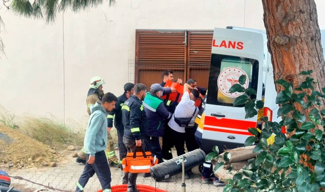 Bakırköy Atatürk Havalimanı Trafo Merkezi’nde elektrik işçisi çalışma yaptığı sırada