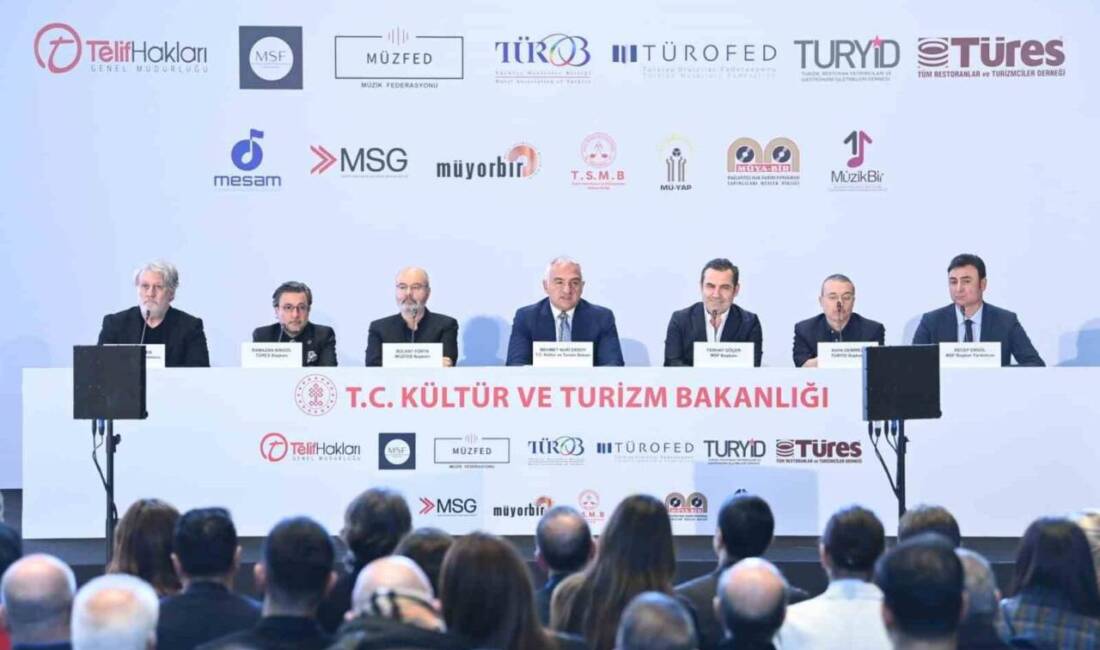 Kültür ve Turizm Bakanı Mehmet Nuri Ersoy, “Müzik Lisansına İlişkin