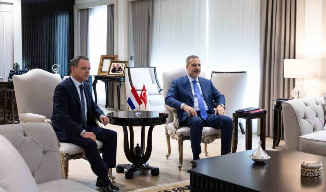 Dışişleri Bakanı Hakan Fidan, Hollanda Dışişleri Bakanı Caspar Veldkamp ile