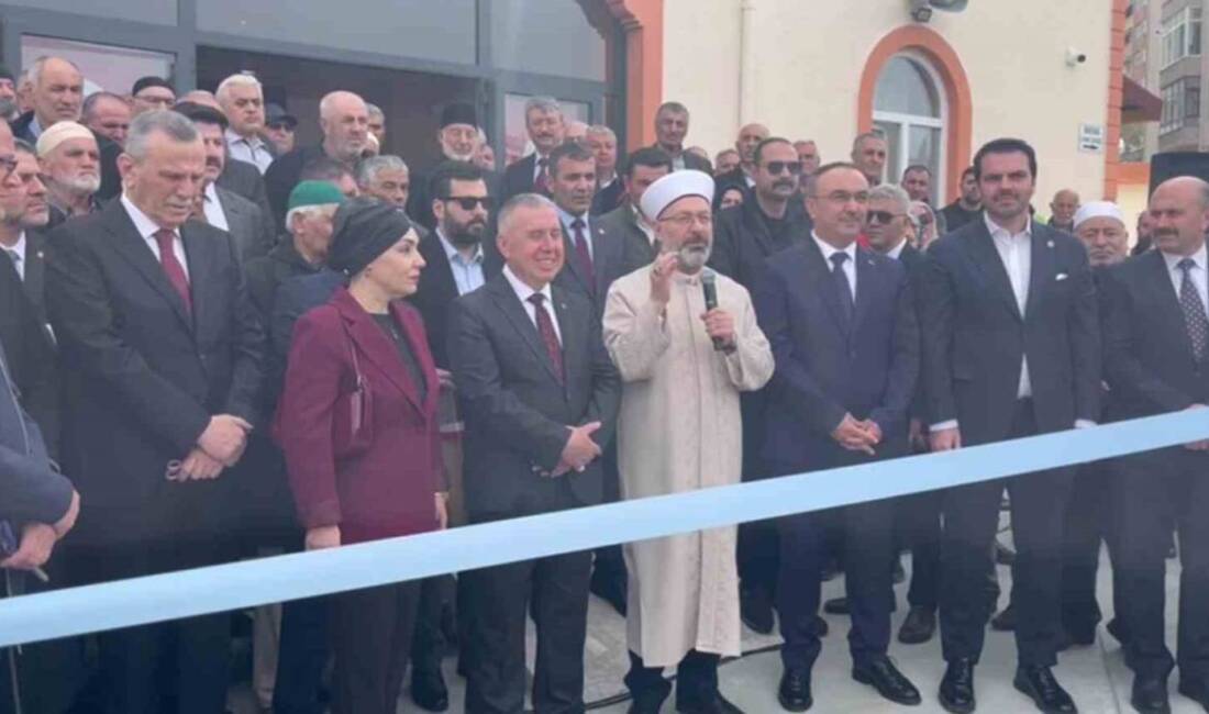 Diyanet İşleri Başkanı Prof. Dr. Ali Erbaş, Tekirdağ'daki yeni caminin