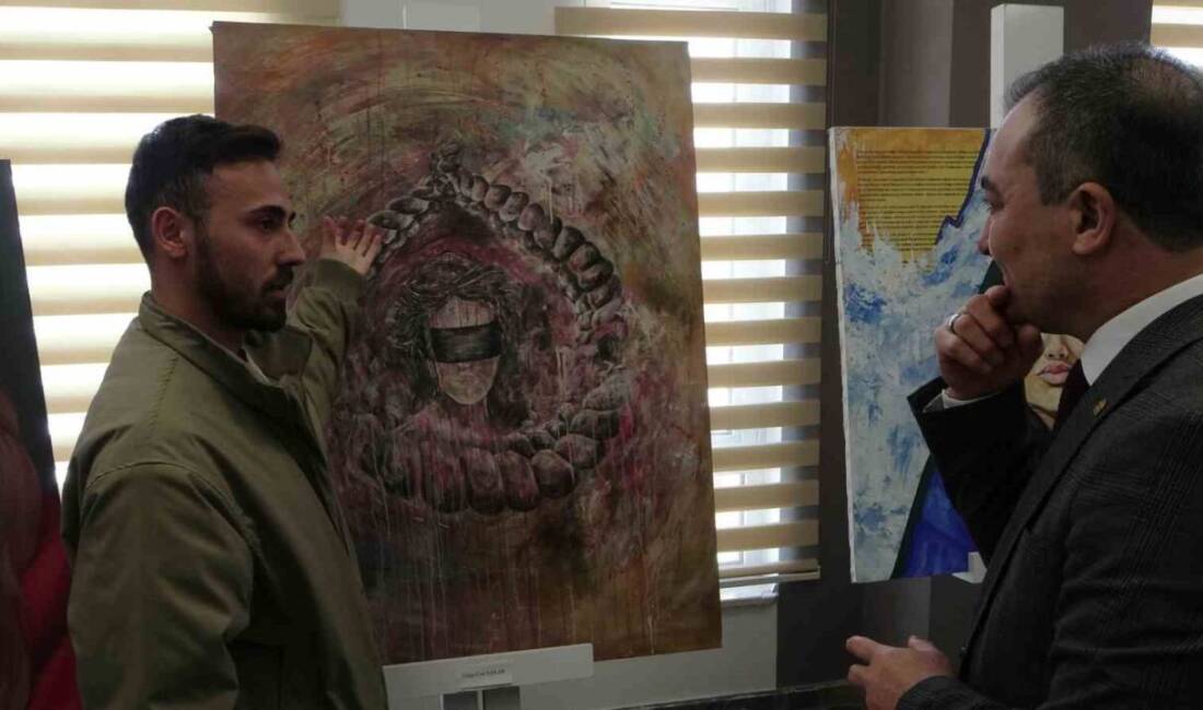 Çorum’da üniversite öğrencileri, 8 Mart Dünya Kadınlar Günü dolayısıyla yaptıkları