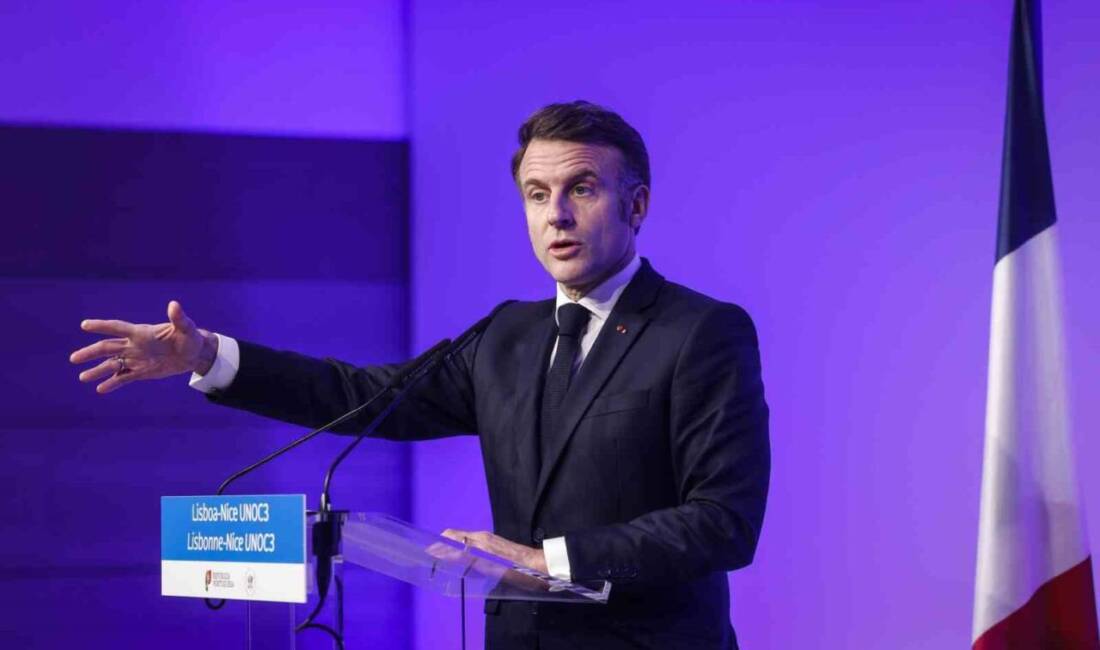 Fransa Cumhurbaşkanı Emmanuel Macron, “Fransa’nın nükleer gücü, Avrupa’da barış ve