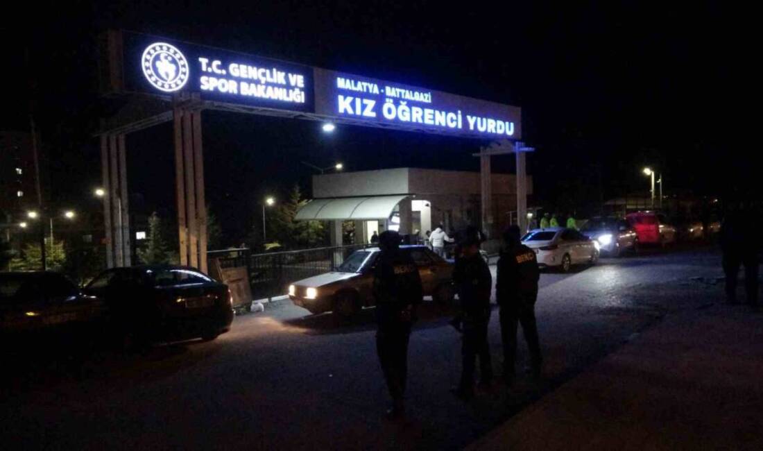 Malatya'da Battalgazi Kız Yurdu'nda kalan 20 yaşındaki K.S., 11'inci kattan