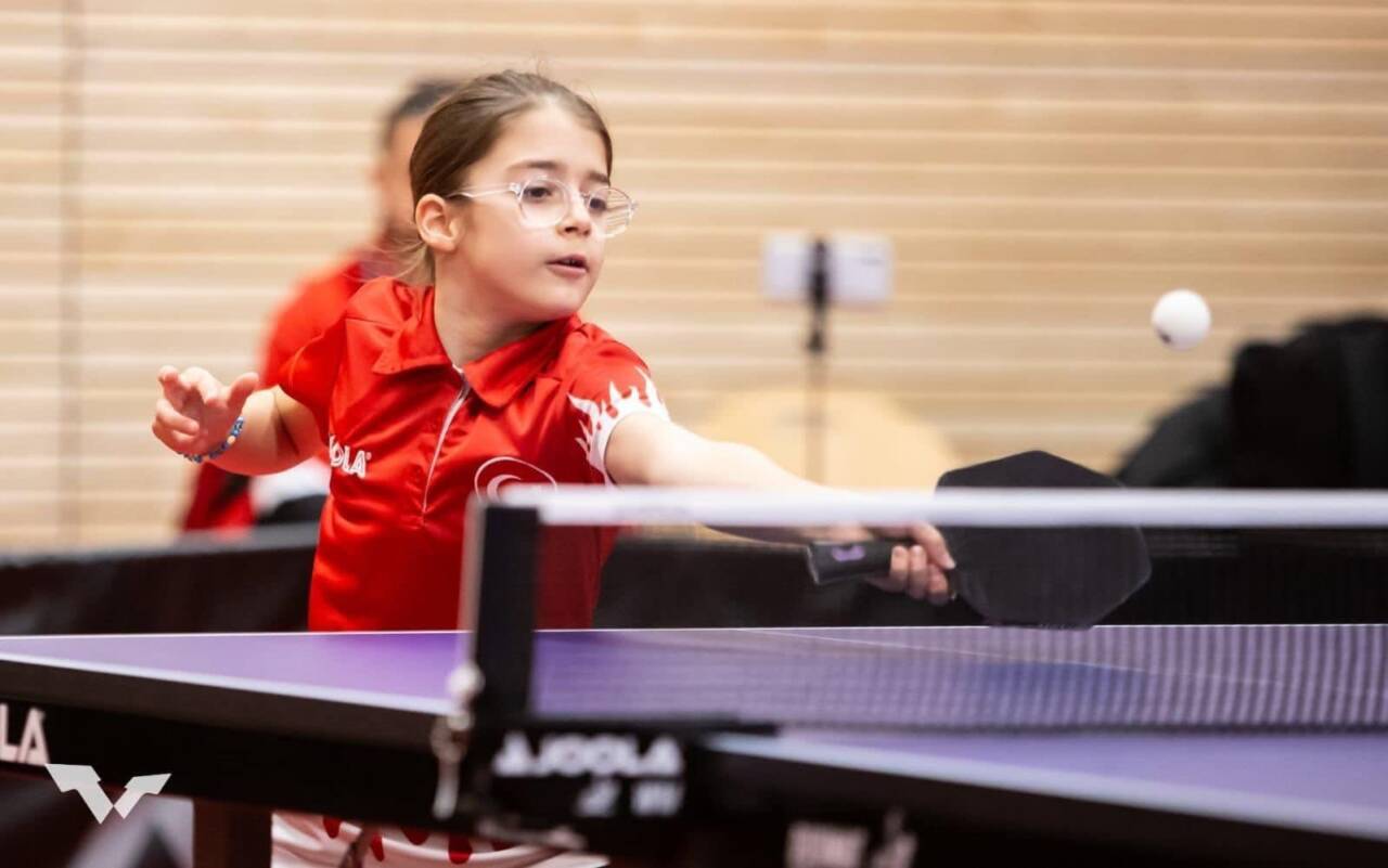 Muğla'lı genç sporcu Aybige Feride Üstündağ, Almanya'daki ITTF WTT Youth