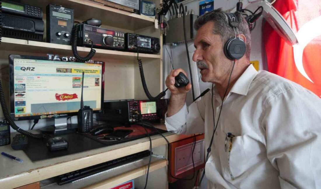 Samsun’da kırsal mahallede yaşayan bir vatandaş evine hobi amaçlı kurduğu