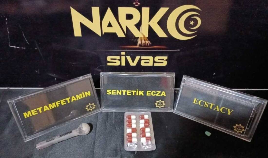 Sivas’ta uyuşturucu madde ticaretine yönelik gerçekleştirilen operasyonlarda gözaltına alınan 9