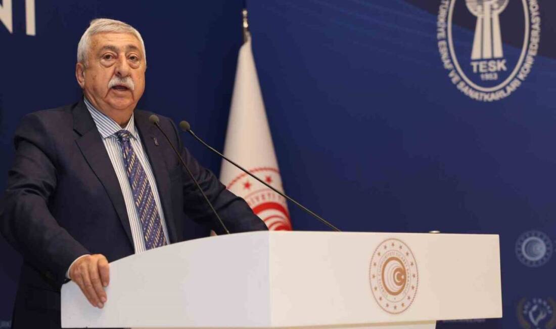 Türkiye Esnaf ve Sanatkârları Konfederasyonu (TESK) Genel Başkanı Bendevi Palandöken,