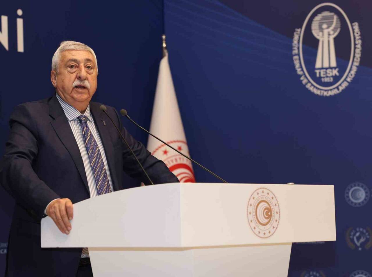 Türkiye Esnaf ve Sanatkârları Konfederasyonu (TESK) Genel Başkanı Bendevi Palandöken,