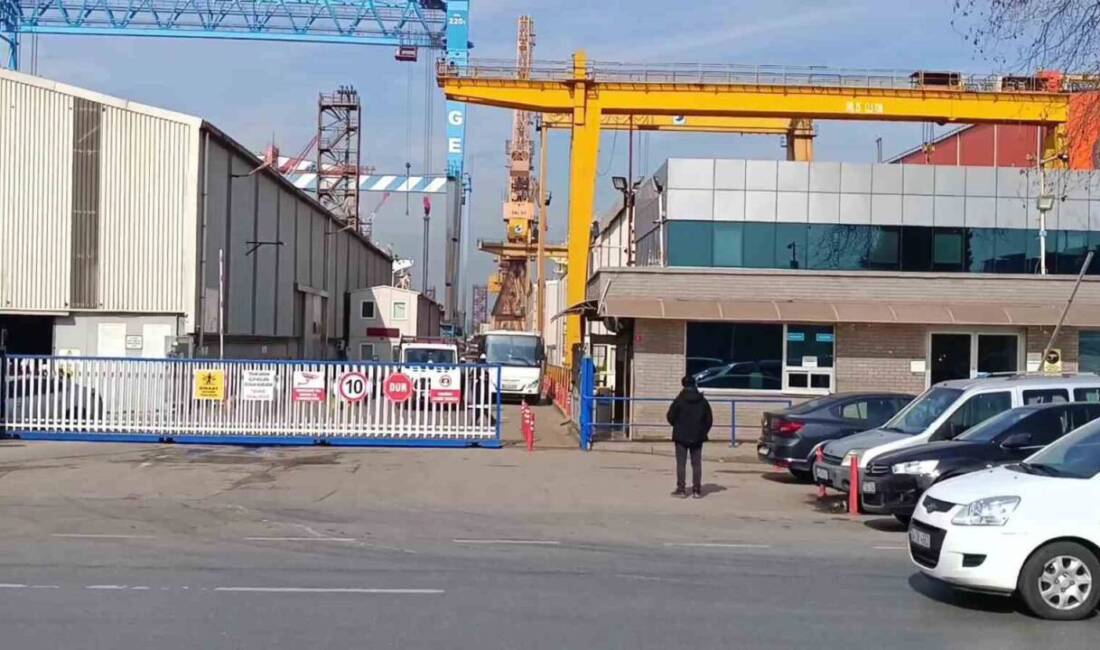 Tuzla’daki bir tersanede gaz sıkıs¸ması sonucu hafif c¸aplı bir patlama