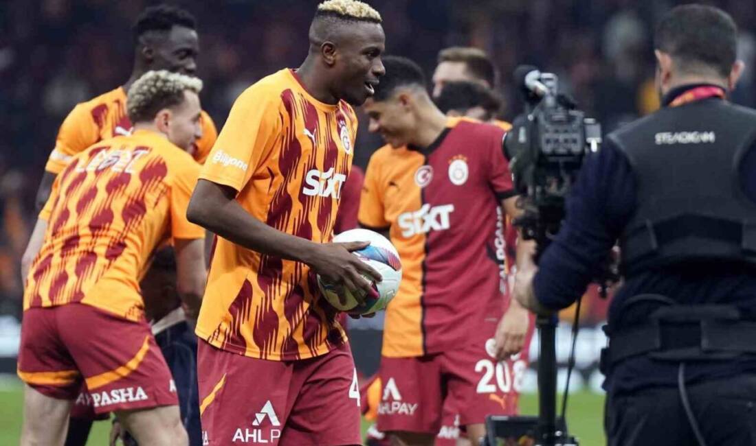 Galatasaray’ın Nijeryalı futbolcusu Victor Osimhen, bu sezon şampiyon olarak 5.
