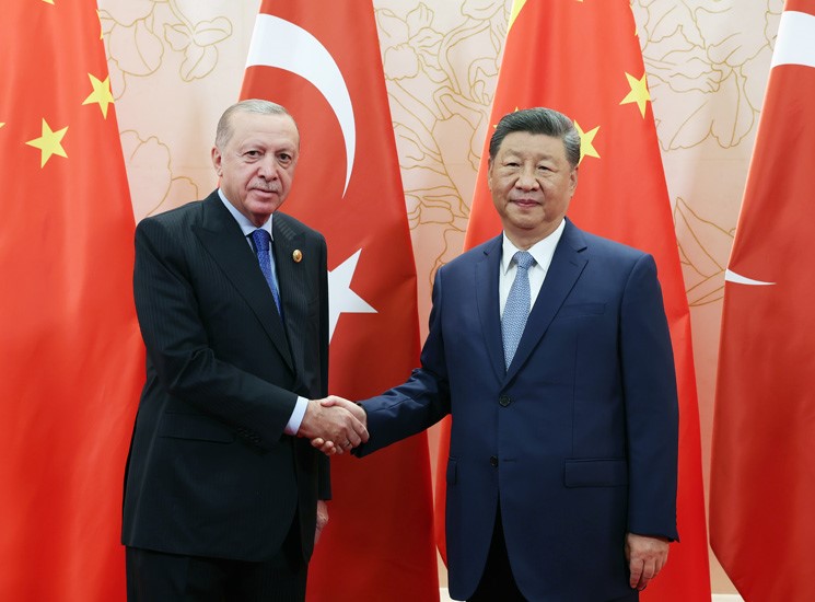 Cumhurbaşkanı Recep Tayyip Erdoğan, Çin'in Tianjin şehrinde gerçekleşen Şanghay İşbirliği
