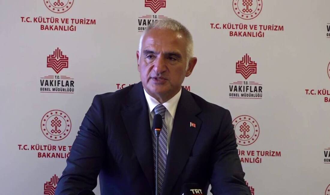 Kültür ve Turizm Bakanı Mehmet Nuri Ersoy, Gaziantep’teki restorasyonu tamamlanan