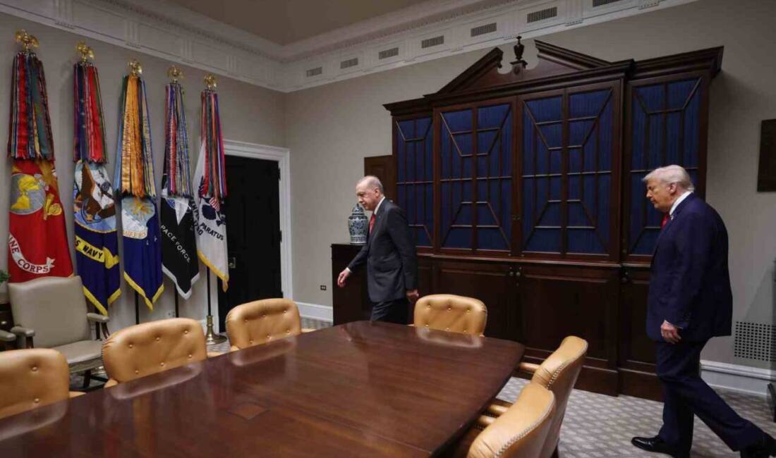 Cumhurbaşkanı Recep Tayyip Erdoğan ve ABD Başkanı Donald Trump, Beyaz