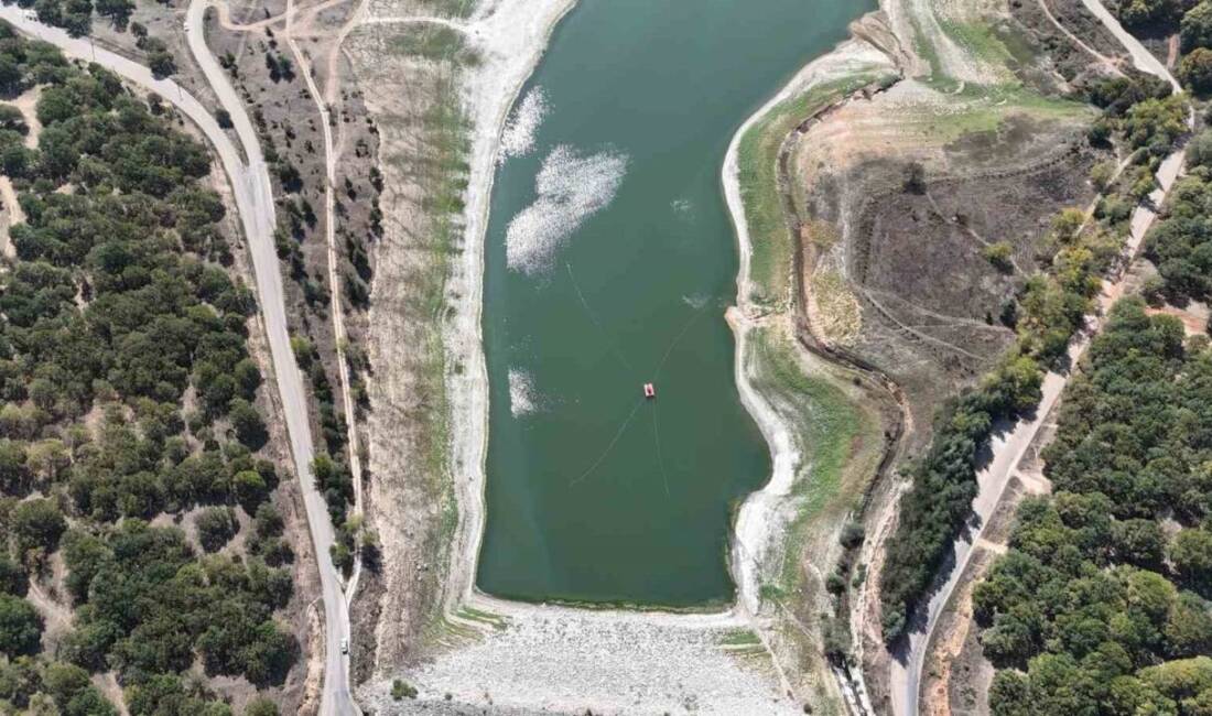 Bolu'nun içme ve kullanma suyu temin eden Gölköy Baraj Gölü'ndeki