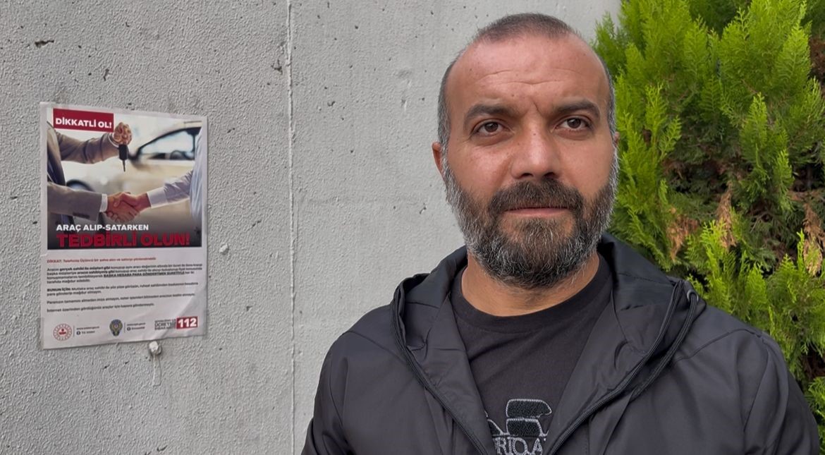 Bursa'da Kadir Karadeniz, aracını satışa çıkarırken dolandırıcının planına dikkatlice yaklaşarak