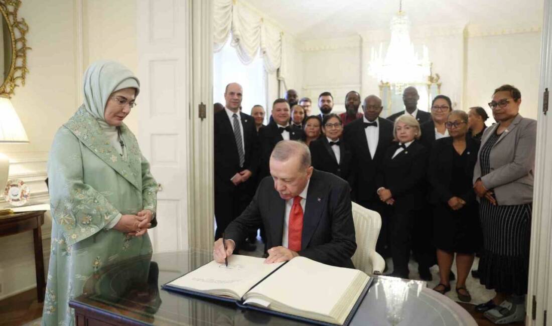 Cumhurbaşkanı Recep Tayyip Erdoğan ve eşi Emine Erdoğan, Washington DC'deki