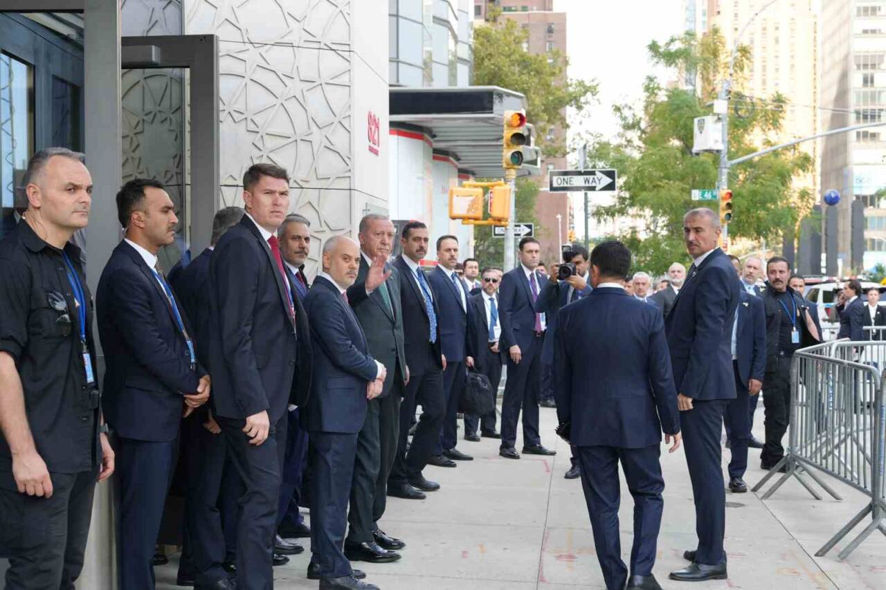 Cumhurbaşkanı Recep Tayyip Erdoğan, New York'ta Birleşmiş Milletler Genel Kurulu'na