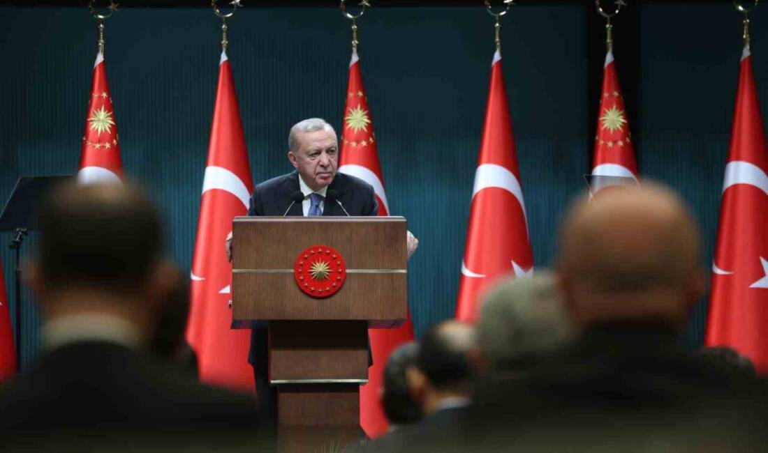 Cumhurbaşkanı Recep Tayyip Erdoğan, kabine toplantısında 81 ilde 500 bin