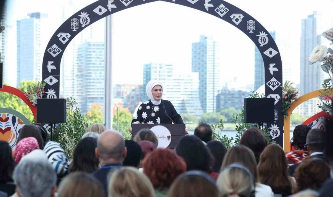 Emine Erdoğan, BM Genel Kurulu'nda lider eşlerine Anadolu'nun zengin kültürünü