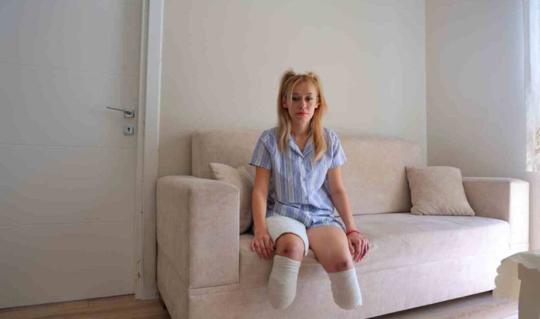 Kahramanmaraş'ta Irem Karatutlu, 25 yaşında bir fitness eğitmeni, şoförsüz bir