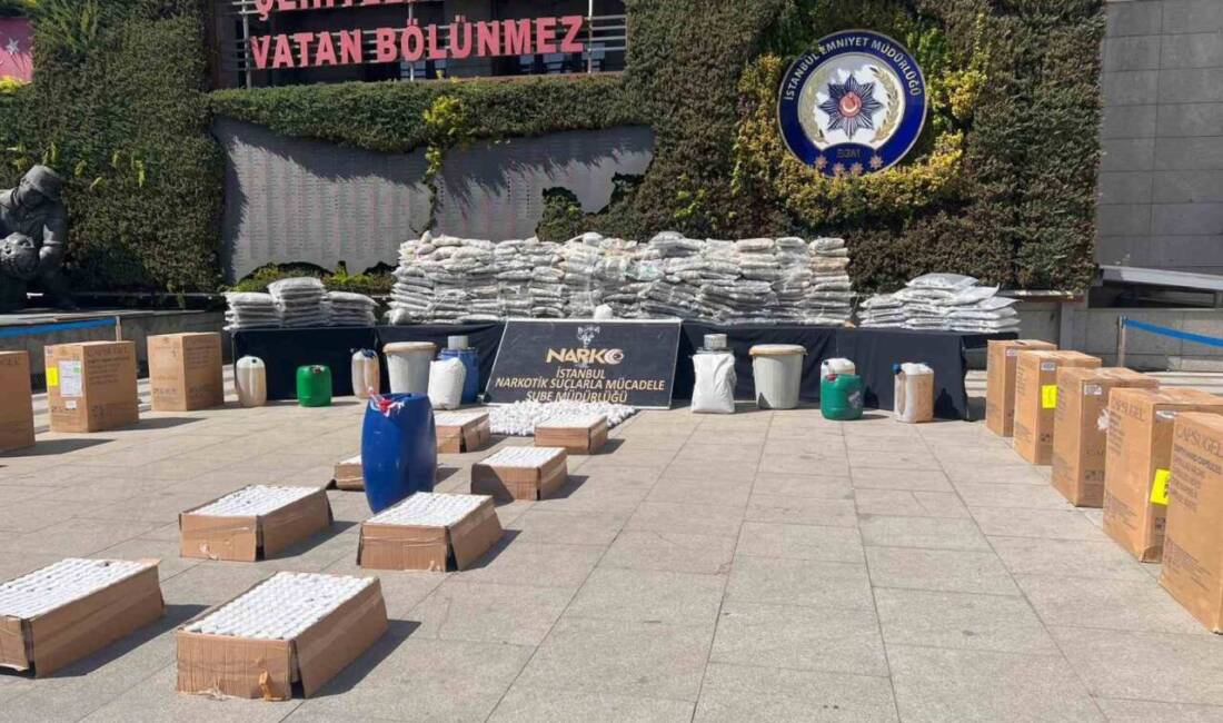 İstanbul'da yapılan uyuşturucu operasyonlarında, 512 kilo uyuşturucu ve 75 kilo