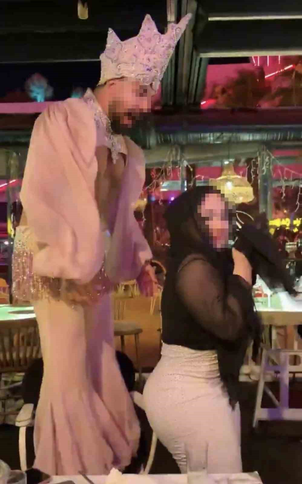 İzmir'de bir eğlence mekanında sosyal medyada yayılmasının ardından başlatılan soruşturma