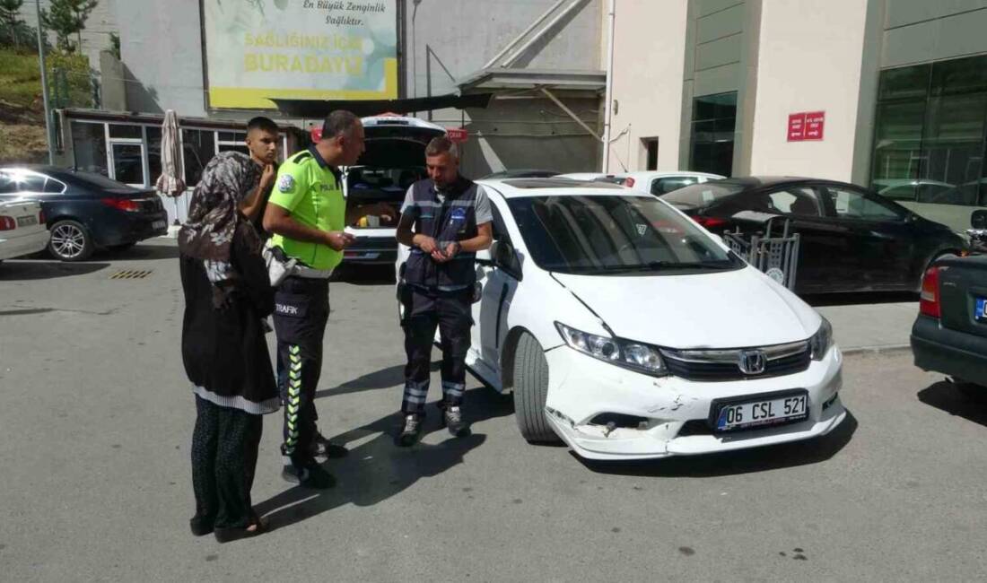 Malatya'da, B.B. adlı sürücünün kalp krizi geçirmesi sonucu kullandığı otomobil,