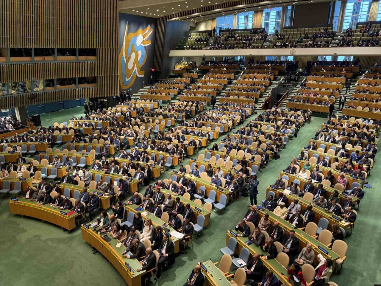 Fransa Cumhurbaşkanı Emmanuel Macron, Birleşmiş Milletler'deki konferansta Filistin Devleti'ni resmen