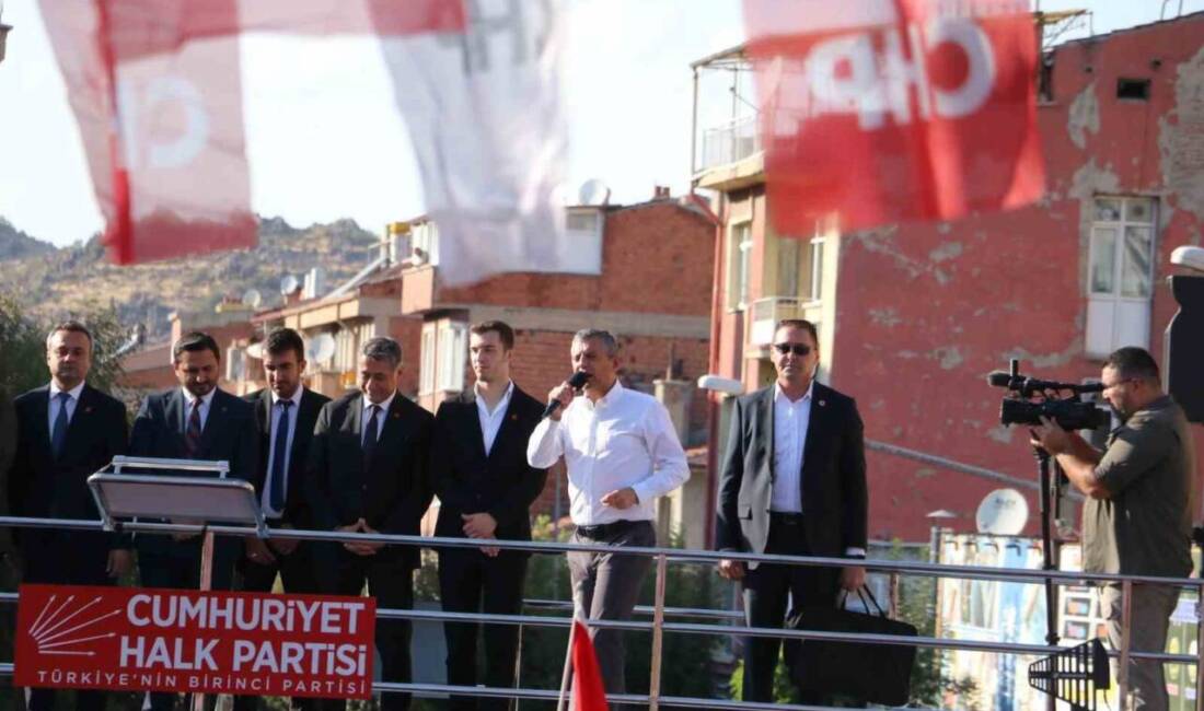 CHP Genel Başkanı Özgür Özel, Afyonkarahisar'da yaptığı konuşmada, Ankara Büyükşehir