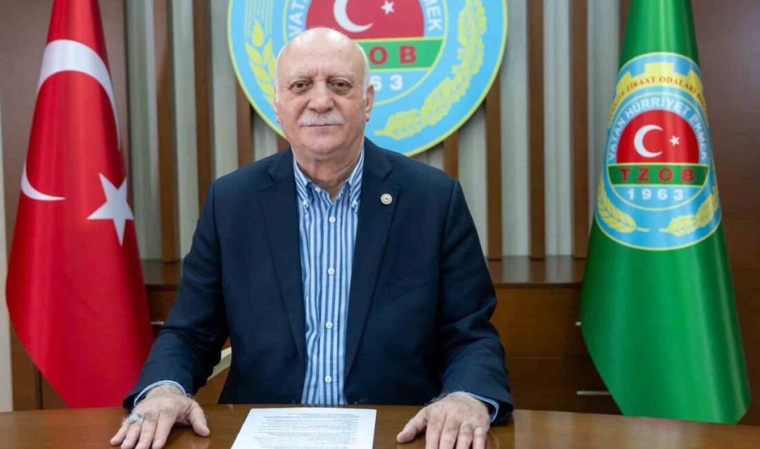 Türkiye Ziraat Odaları Birliği (TZOB) Genel Başkanı Şemsi Bayraktar, eylül