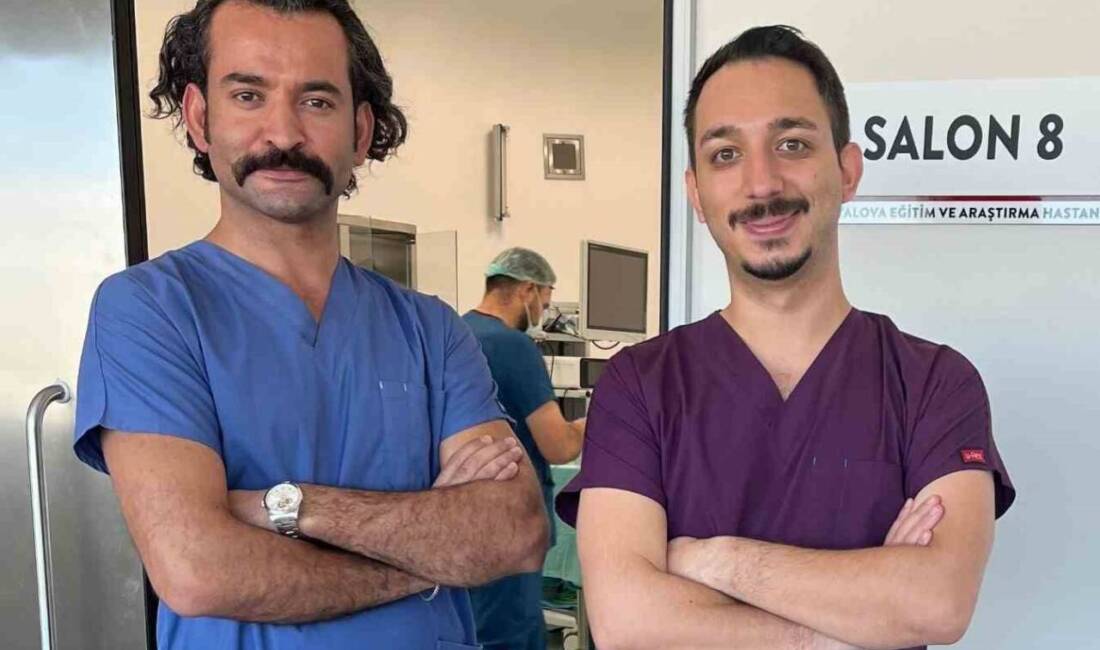 Yalova Eğitim ve Araştırma Hastanesi'nde ilk kez laparoskopik yöntemle kolon