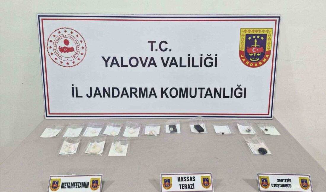 Yalova'da düzenlenen uyuşturucu operasyonu sonucu D.B. isimli şahıs tutuklandı. Jandarma