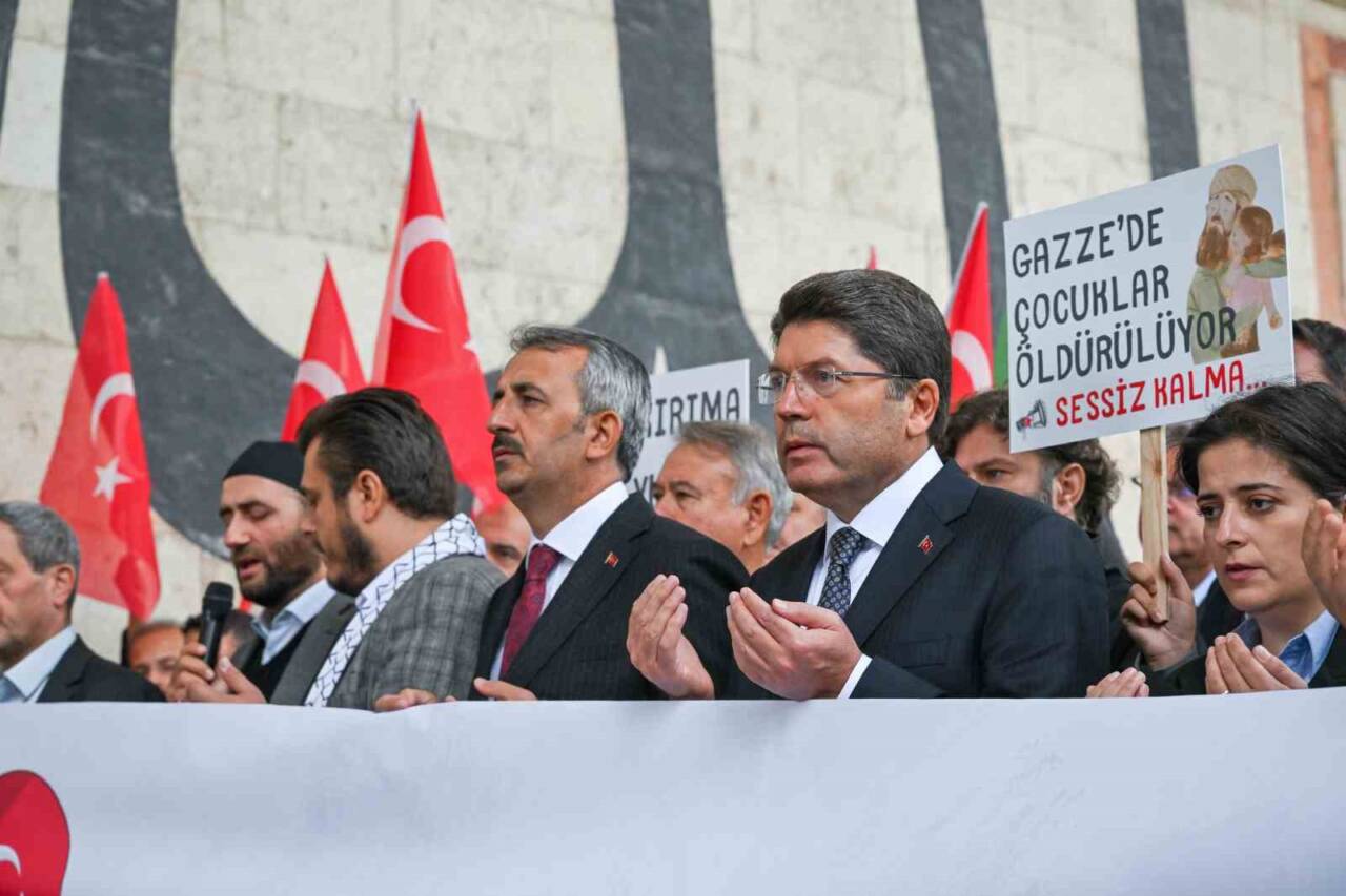 Adalet Bakanı Yılmaz Tunç, İsrail’in 7 Ekim'den bu yana gerçekleştirdiği
