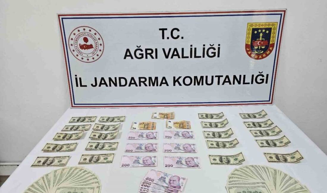 Ağrı'da jandarma, mali suçlarla mücadele kapsamında yaptığı operasyonda 1 şüpheliyi