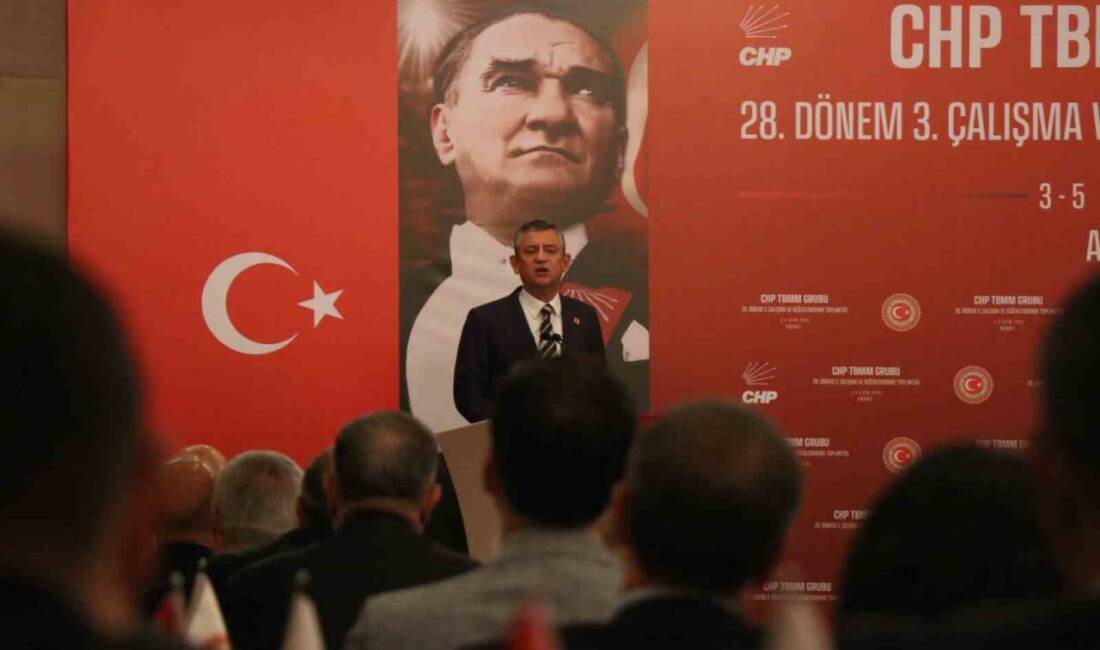 Cumhuriyet Halk Partisi (CHP) Genel Başkanı Özgür Özel, Bolu Abant'ta