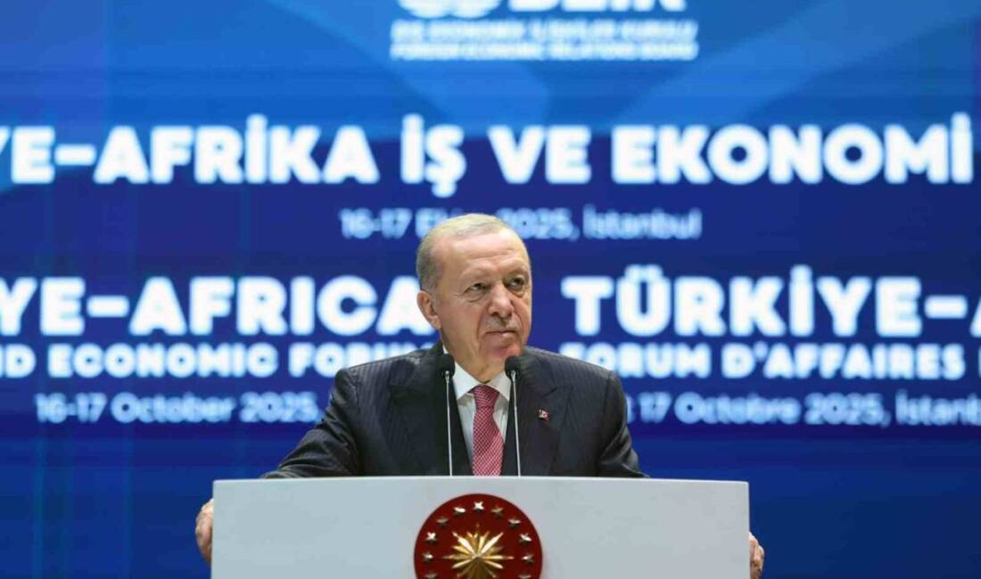 Cumhurbaşkanı Recep Tayyip Erdoğan, İstanbul'da düzenlenen Türkiye-Afrika 5. İş ve