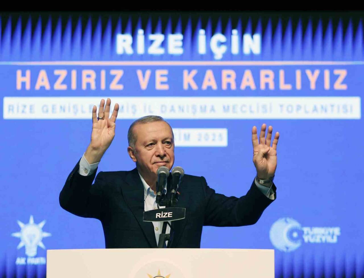 Cumhurbaşkanı Recep Tayyip Erdoğan, Rize'deki konuşmasında Türkiye'nin büyüklüğünü vurgularken, Gazze'deki