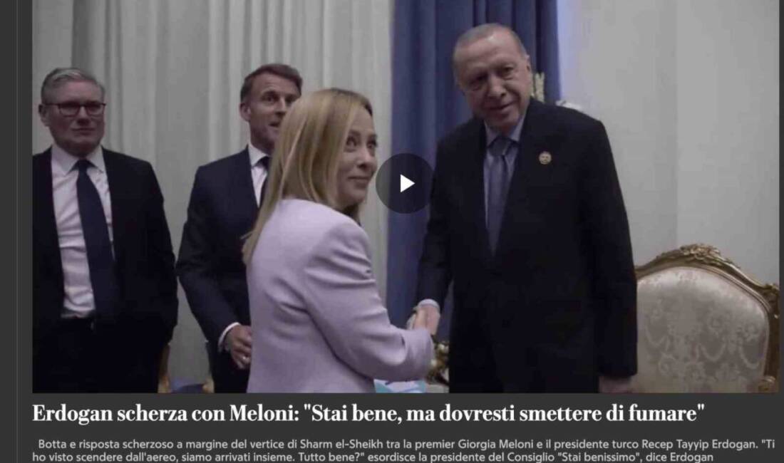 Cumhurbaşkanı Recep Tayyip Erdoğan, Mısır'da İtalya Başbakanı Giorgia Meloni ile