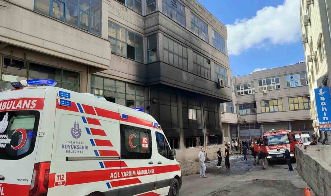 Eyüpsultan ilçesinde, Rami Kışla Caddesi'nde bulunan 4 katlı iş merkezinin