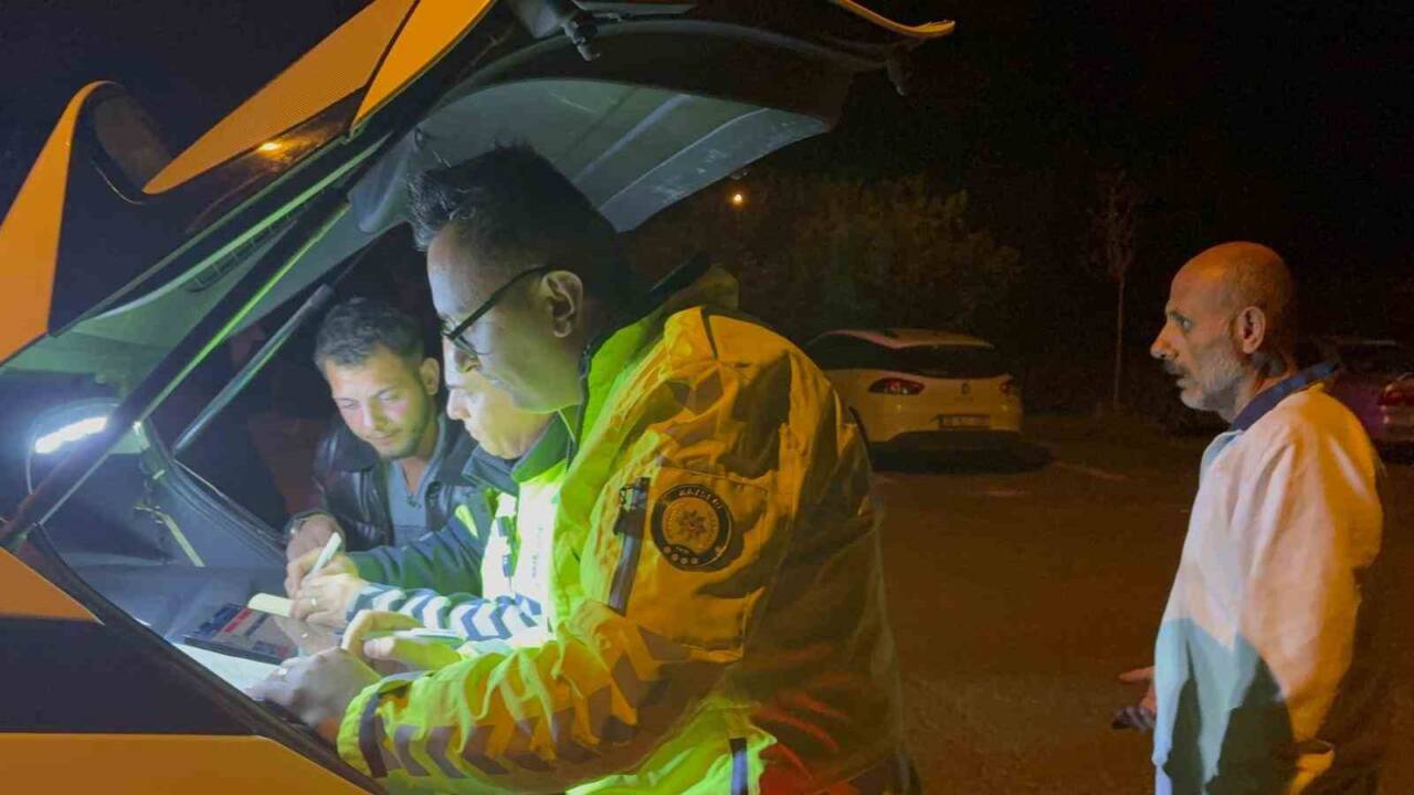 Kayseri'de Y.H. adlı aday sürücü, polis ekiplerine yakalanmamak için kaçmaya