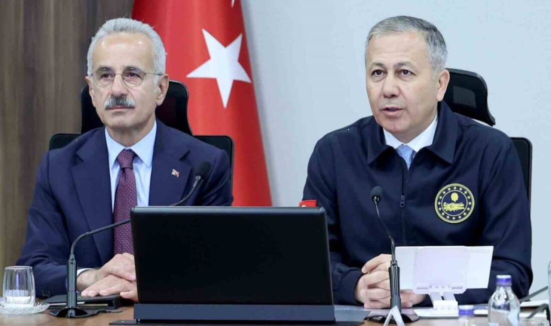 İçişleri Bakanı Ali Yerlikaya, Ulaştırma ve Altyapı Bakanı Abdulkadir Uraloğlu