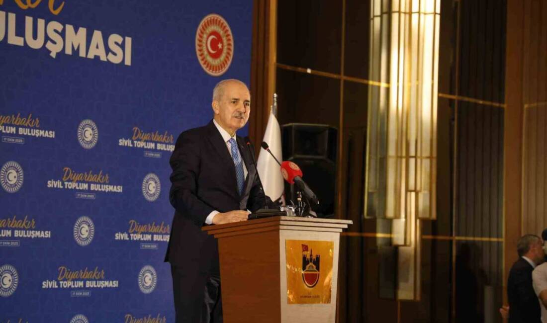 TBMM Başkanı Numan Kurtulmuş, Diyarbakır'daki sivil toplum buluşmasında, birlik ve