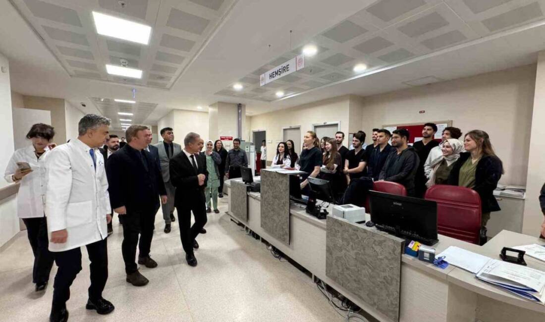 Erzincan Valisi Hamza Aydoğdu, Mengücek Gazi Eğitim ve Araştırma Hastanesi'ni